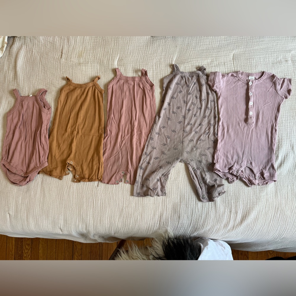 5 Kate Quinn summer rompers, 12-18 months